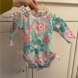 Ruffle butts baby girl swimsuit size 3-6 Months